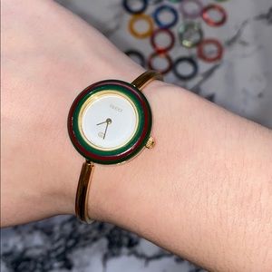AUTHENTIC Gucci Watch with Interchangeable Bezel’s